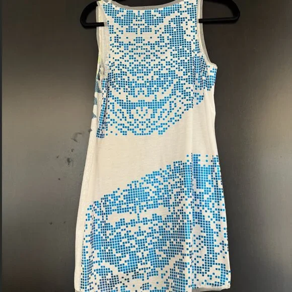 Shiny Sequin A-Line Desigual white mini dress - Picture 5 of 6